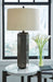 Dirkton - Antique Pewter Finish - Metal Table Lamp - Tallahassee Discount Furniture (FL)