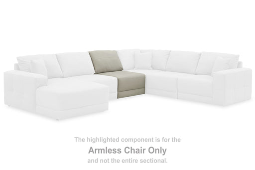 Next-Gen Gaucho - Gray - Armless Chair - Tallahassee Discount Furniture (FL)