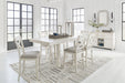 Robbinsdale - Rectangular Counter Height Dining Extension Table Set - Tallahassee Discount Furniture (FL)