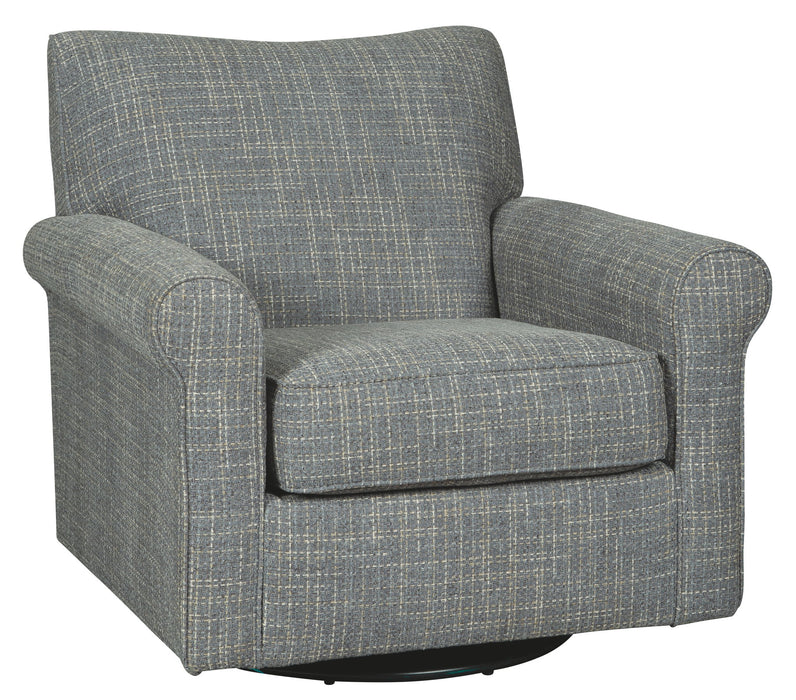 Renley - Ash - Swivel Glider Accent Chair - Tallahassee Discount Furniture (FL)