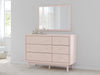 Wistenpine - Blush - Dresser And Mirror - Tallahassee Discount Furniture (FL)