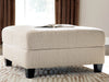 Steelwater Retreat - Oversized Accent Ottoman - Latte - Tallahassee Discount Furniture (FL)