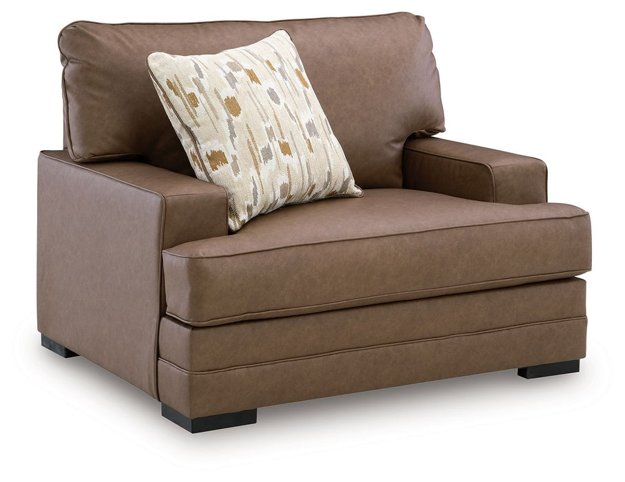 VillaCourt - Caramel - Chair And A Half - Tallahassee Discount Furniture (FL)