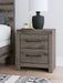 Graystorm - Brown Gray - Two Drawer Night Stand - Tallahassee Discount Furniture (FL)