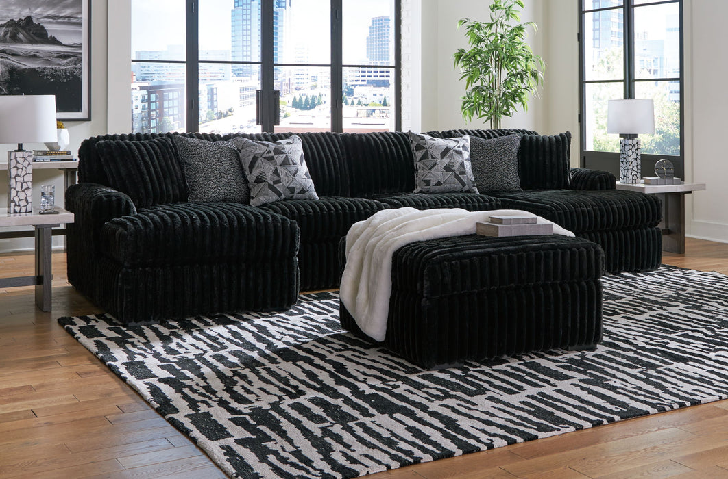 Midnight-Madness - Sectional Set - Tallahassee Discount Furniture (FL)