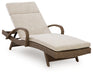 Laguna Heights - Chaise Lounge With Cushion - Beige - Tallahassee Discount Furniture (FL)