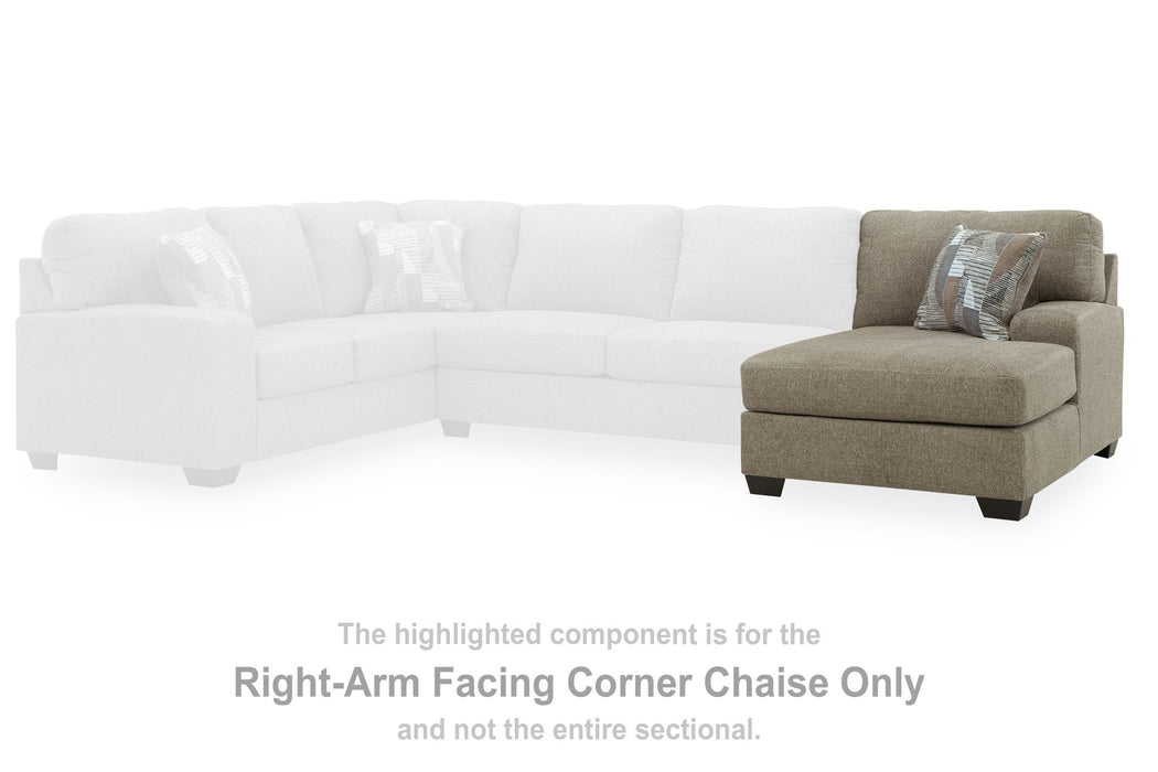 Newellen - RAF Corner Chaise - Beige - Tallahassee Discount Furniture (FL)