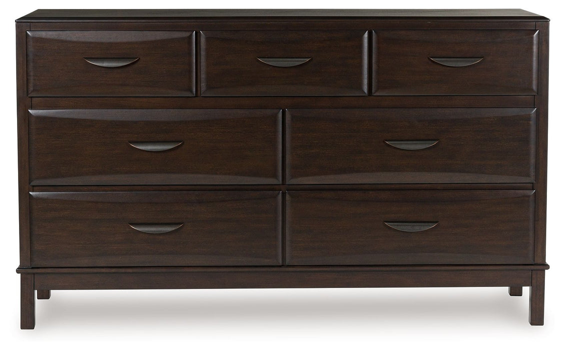 Vanmore - Dark Brown - Dresser - Tallahassee Discount Furniture (FL)