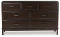 Vanmore - Dark Brown - Dresser - Tallahassee Discount Furniture (FL)