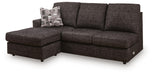 Lentiz - LAF Sofa Chaise - Onyx - Tallahassee Discount Furniture (FL)