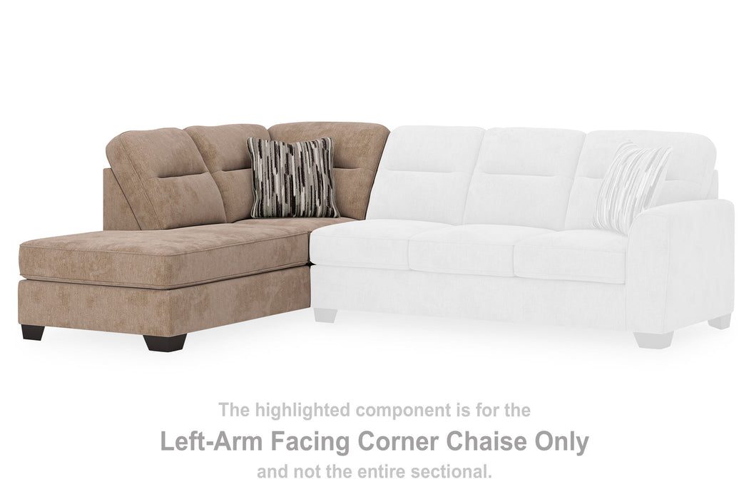 Olten - Mocha - LAF Corner Chaise - Tallahassee Discount Furniture (FL)