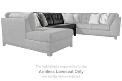 Reidshire - Armless Loveseat - Steel - Tallahassee Discount Furniture (FL)