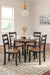 Gesthaven - Round Dining Room Drop Leaf Table Set - Tallahassee Discount Furniture (FL)