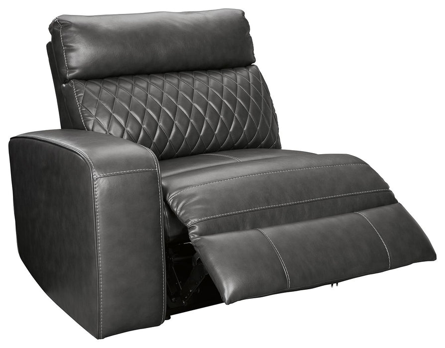 Samperstone - Power Reclining Sectional - Tallahassee Discount Furniture (FL)