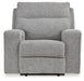 Biscoe - Pewter - Power Recliner /Adj Headrest - Tallahassee Discount Furniture (FL)