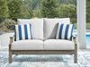 Rainier Ranch - Loveseat With Cushion - Brown / Beige - Tallahassee Discount Furniture (FL)