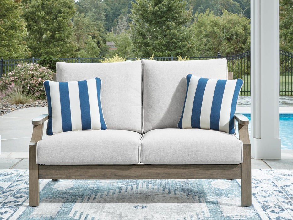 Rainier Ranch - Loveseat With Cushion - Brown / Beige - Tallahassee Discount Furniture (FL)