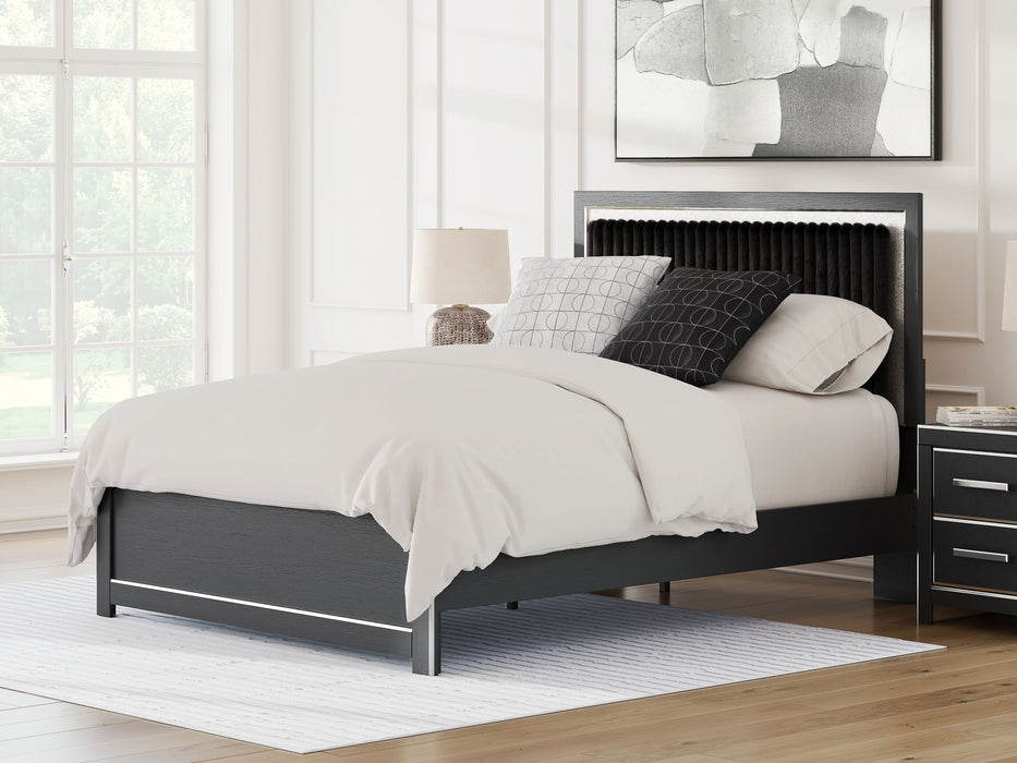 Zuraleus - Upholstered Panel Platform Bed With Roll Slats - Tallahassee Discount Furniture (FL)