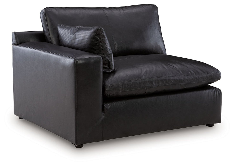 Emilia - LAF Corner Chair - Black - Tallahassee Discount Furniture (FL)