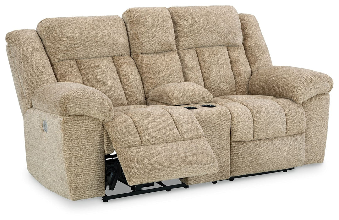 Tip-off - Power Reclining Loveseat With Console / Adj Headrest - Tallahassee Discount Furniture (FL)