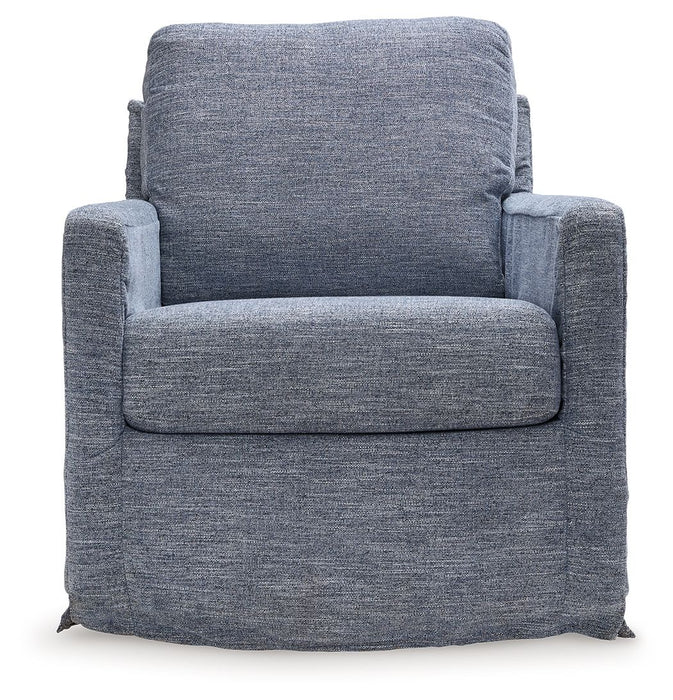 Nenana Next-Gen Nuvella - Swivel Glider Accent Chair - Tallahassee Discount Furniture (FL)