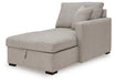 ModMax Luxe - RAF Corner Chaise With Storage - Flint - Tallahassee Discount Furniture (FL)