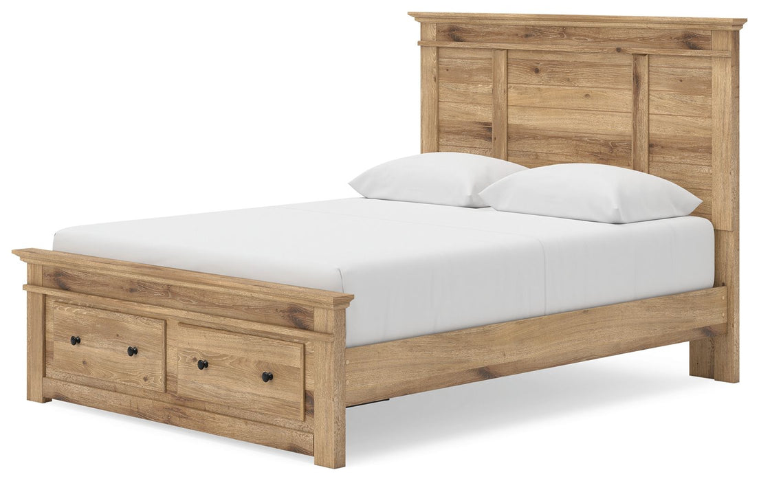 Makidern - Panel Storage Bed With Storage Footboard - Tallahassee Discount Furniture (FL)