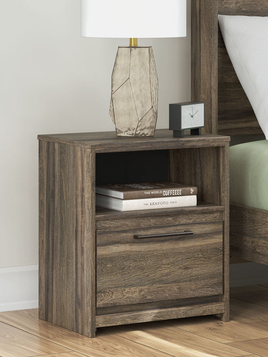 Elbrim - One Drawer Night Stand - Brown - Tallahassee Discount Furniture (FL)