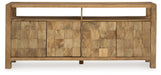 Hudwick - Natural Brown - Accent Cabinet - Tallahassee Discount Furniture (FL)