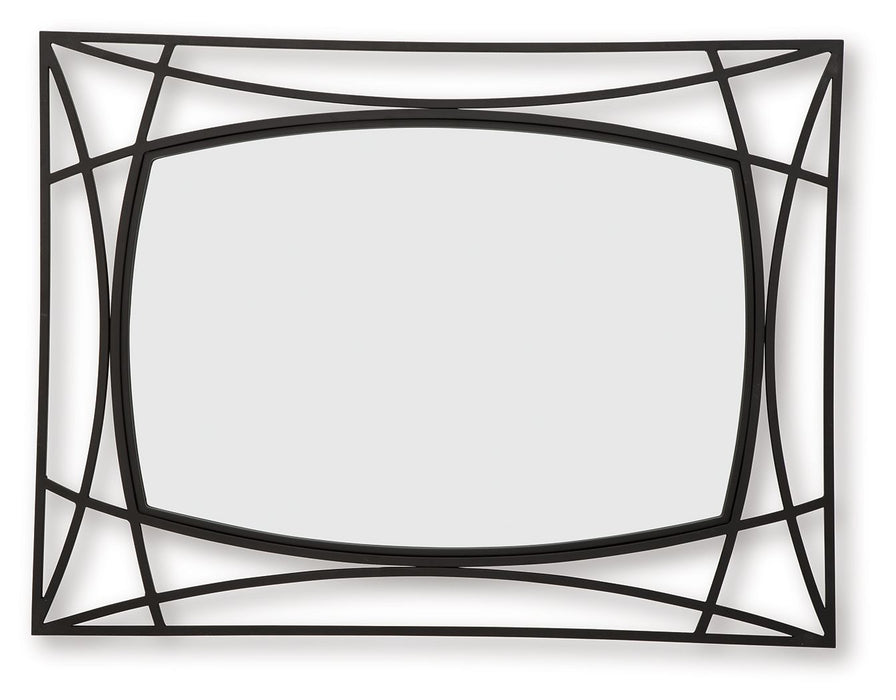 Freenville - Black - Accent Mirror - Tallahassee Discount Furniture (FL)