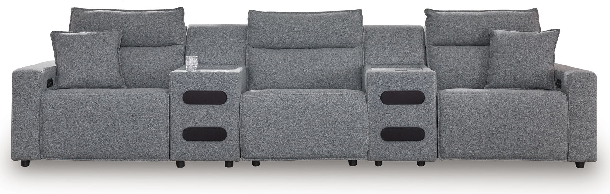 ModMax II - Salt And Pepper - Reclining Sectional - Tallahassee Discount Furniture (FL)