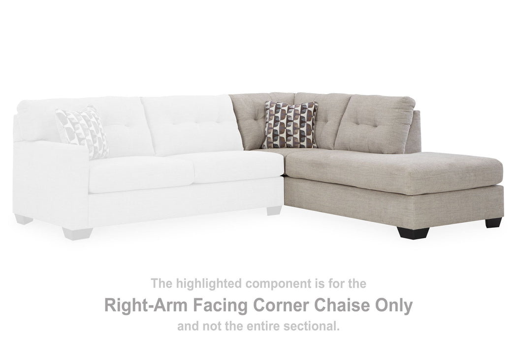 Mahoney - Pebble - Raf Corner Chaise - Tallahassee Discount Furniture (FL)