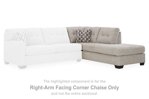 Mahoney - Pebble - Raf Corner Chaise - Tallahassee Discount Furniture (FL)