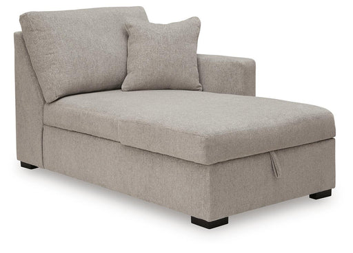 ModMax Luxe - RAF Corner Chaise With Storage - Flint - Tallahassee Discount Furniture (FL)