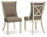 Bolanburg - Dining UPH Side Chair (Set of 2) - Lattice Back - Brown / Beige - Tallahassee Discount Furniture (FL)