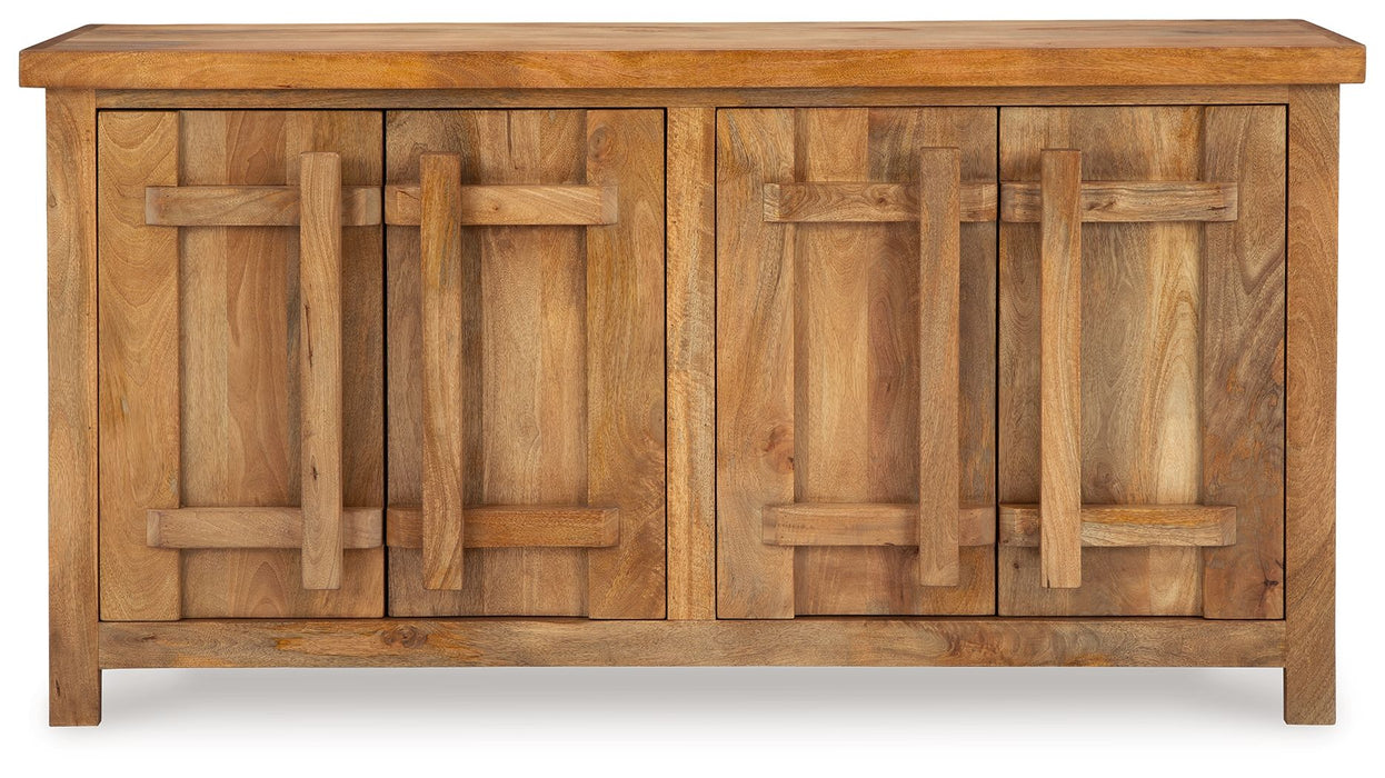 Dresor - Natural - Accent Cabinet - Tallahassee Discount Furniture (FL)