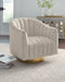 Penzlin - Pearl - Swivel Accent Chair - Tallahassee Discount Furniture (FL)