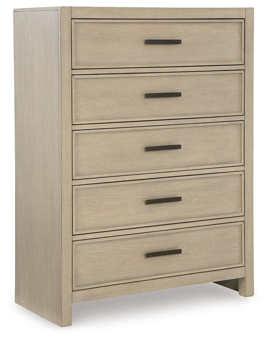 Calmoro - Five Drawer Chest - Gray - Tallahassee Discount Furniture (FL)