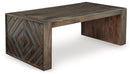 Dreggan - Brown - Rectangular Cocktail Table - Tallahassee Discount Furniture (FL)
