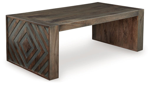 Dreggan - Brown - Rectangular Cocktail Table - Tallahassee Discount Furniture (FL)