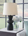 Scarbot - Distressed Black - Paper Table Lamp (Set of 2) - Tallahassee Discount Furniture (FL)