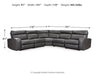 Samperstone - Power Reclining Sectional - Tallahassee Discount Furniture (FL)