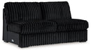 Midnight-Madness - Onyx - Armless Loveseat - Tallahassee Discount Furniture (FL)