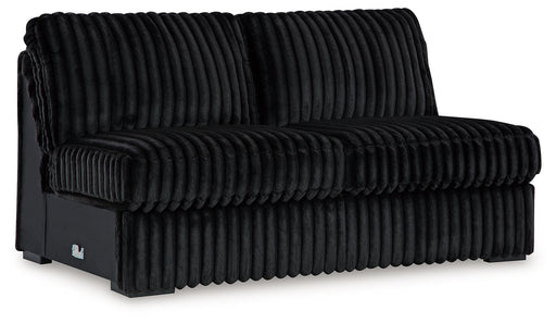 Midnight-Madness - Onyx - Armless Loveseat - Tallahassee Discount Furniture (FL)