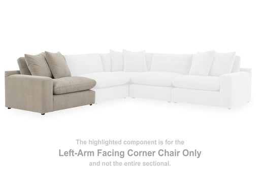 Maxton Heights - LAF Corner Chair - Pebble - Tallahassee Discount Furniture (FL)