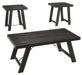 Noorbrook - Black / Pewter - Occasional Table Set (Set of 3) - Tallahassee Discount Furniture (FL)