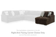 Midnight-Madness - Chocolate - RAF Corner Chaise - Tallahassee Discount Furniture (FL)