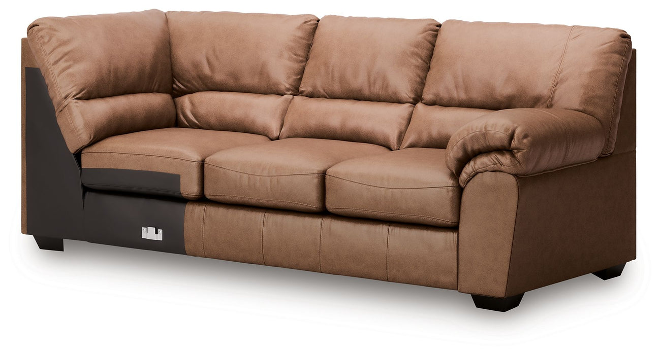 WillowBend - Caramel - RAF Sofa With Corner Wedge - Tallahassee Discount Furniture (FL)
