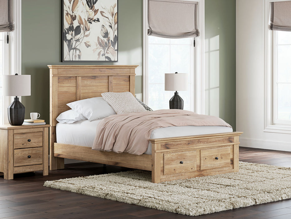 Makidern - Panel Storage Bed With Storage Footboard - Tallahassee Discount Furniture (FL)