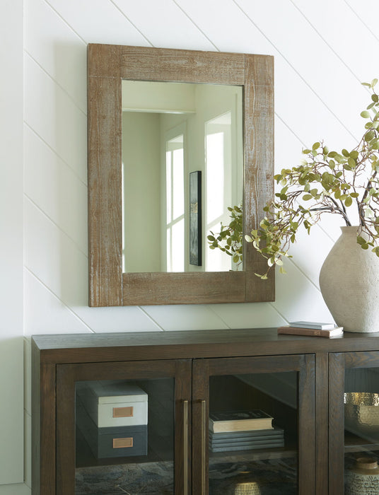 Waltleigh - Distressed Brown - Accent Mirror - Tallahassee Discount Furniture (FL)